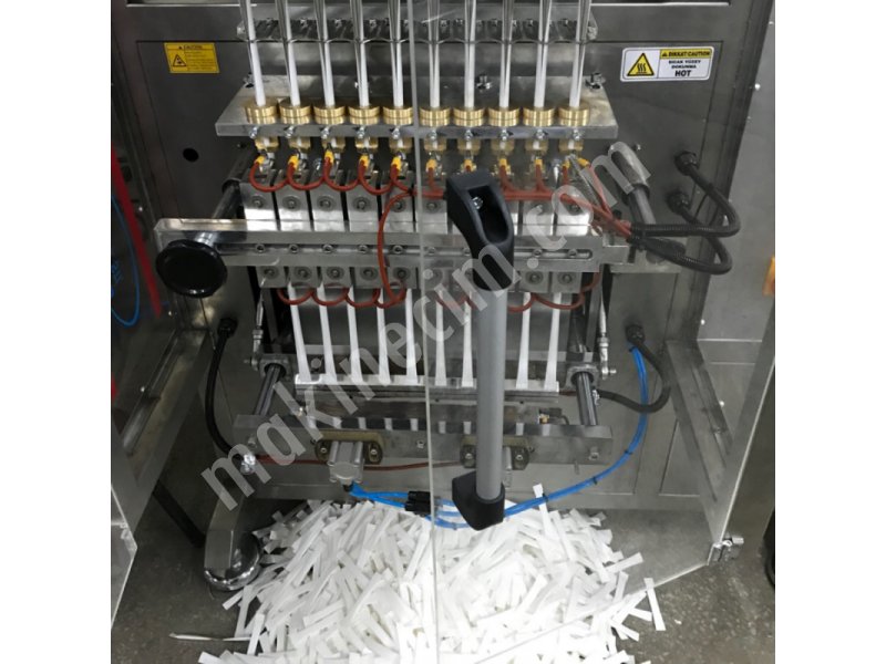 Stik Şeker Paketleme Makinesi (Paslanmaz) 10 hatlı