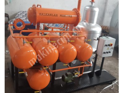 Production of 150 liter engine oil distillation