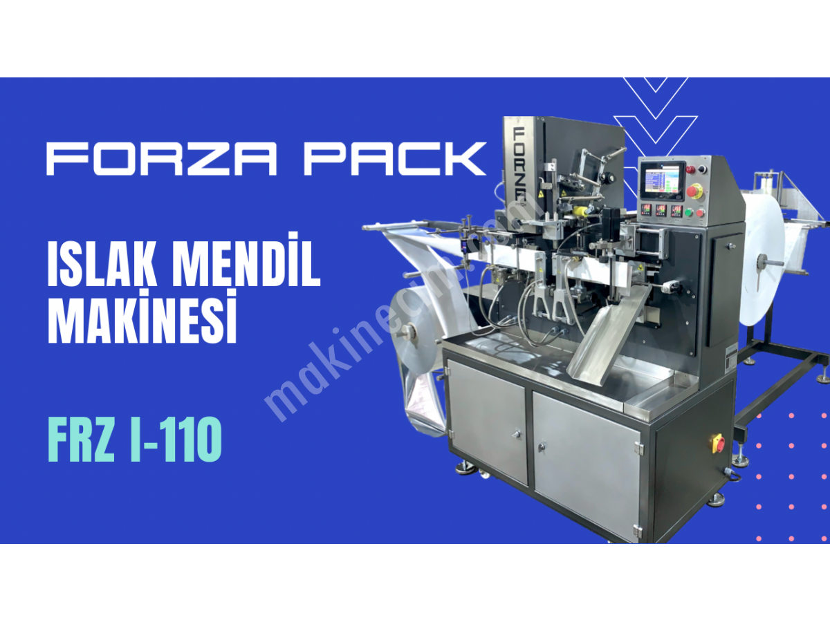 110 Adet/dk Kapasiteli Islak Mendil Makinesi Forza Pack I-110