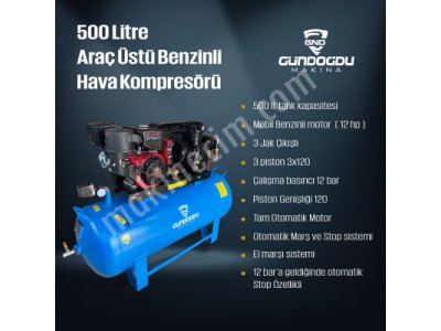 500 Litre Araç Üstü Benzinli Hava Kompresörü